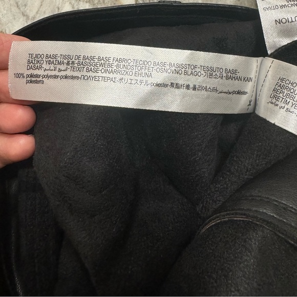 Zara Faux Leather pants with ankle zipper - Picture 9 of 10